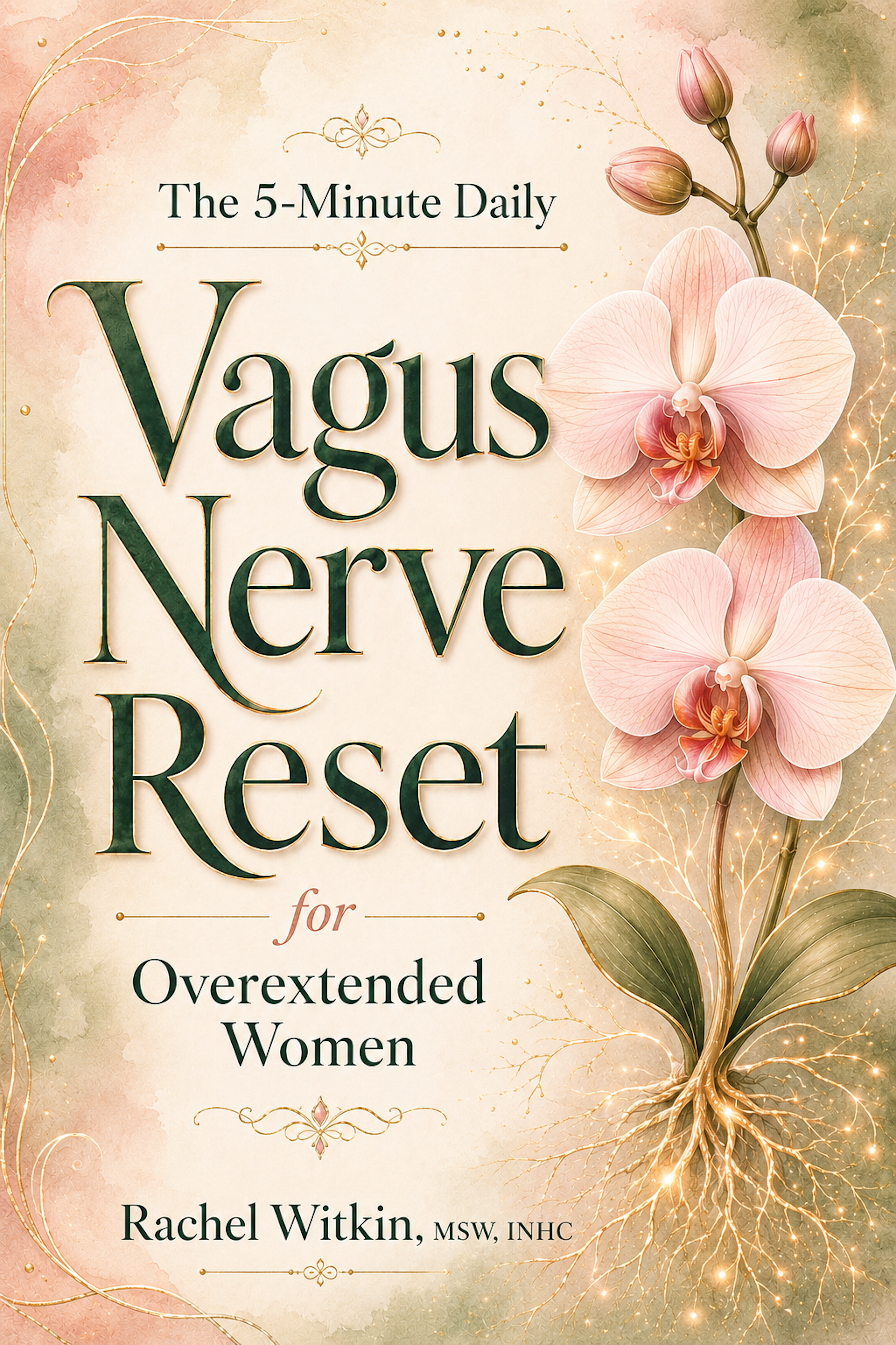 The 5-Minute Daily Vagus Nerve Reset for Overextended Women book cover